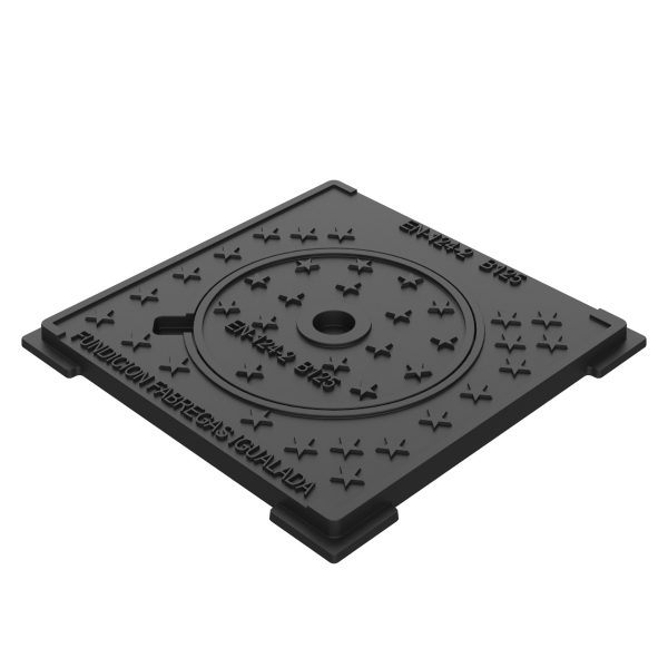 T+M Cuadrado Acera 25X25X1.7Sin Tornillo