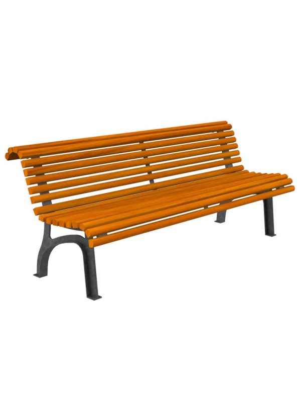 Banco Fundición y Madera Romántico