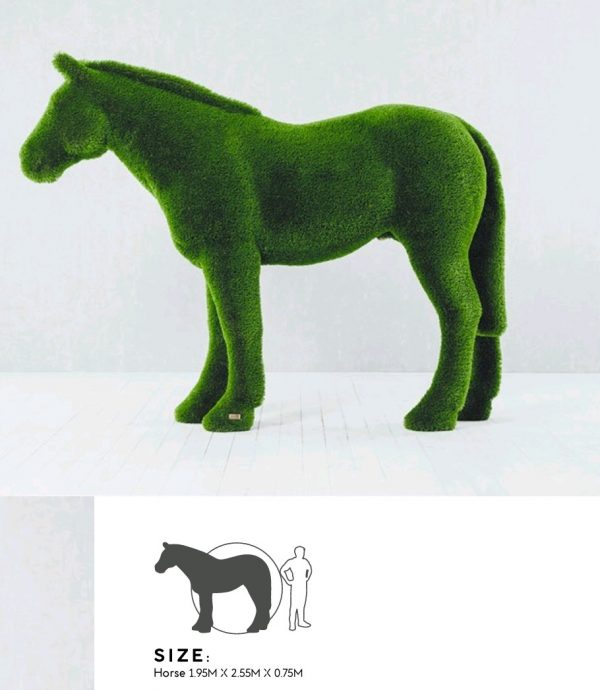 Caballo césped artificial varias medidas ✅️ 