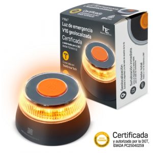 LUZ DE EMERGENCIA HOMOLOGADA V16 GEOLOCALIZADA V16IOT