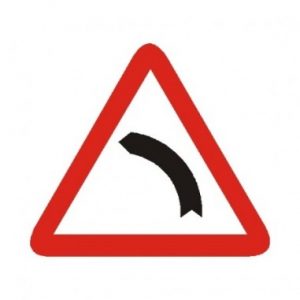 CURVA PELIGROSA HACIA LA IZQUIERDA